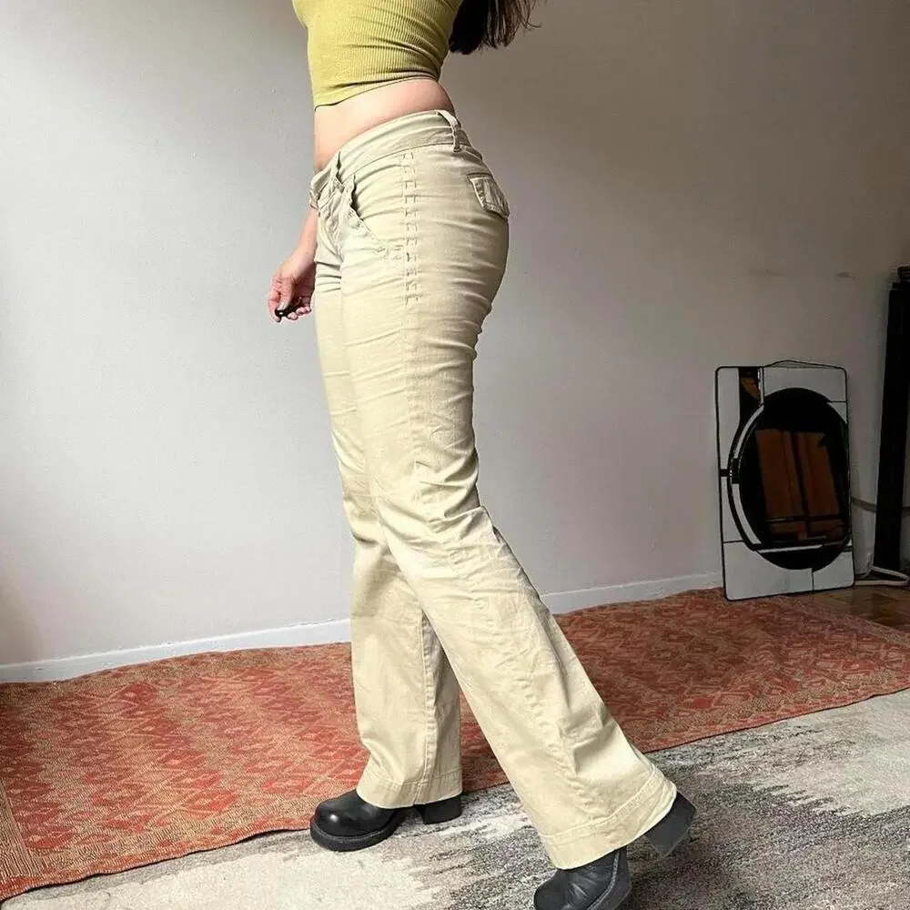 Gorgeous 90s flare cargo style trousers - Picture 6 of 6